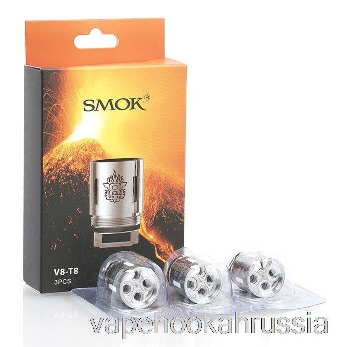 замена катушек турбодвигателя Vape Russia Smok Tfv8 0.15